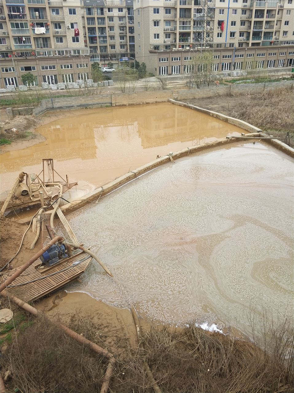 滨海沉淀池淤泥清理-厂区废水池淤泥清淤